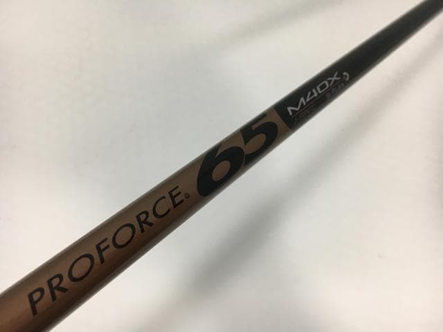 画像：テーラーメイド シャフト単品 (テーラーメイド スリーブ付) PROFORCE 65 M40X JP SPEC